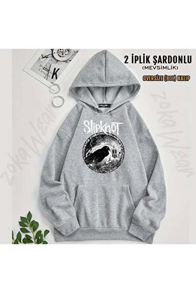 ZOKAWEAR Slipknot v42 cu imprimeu cu glugă Swea tricou (2 fire)