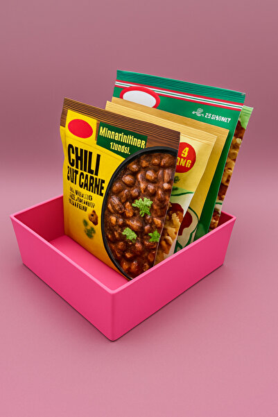 3DAKSESUAR 3-Compartment Organizer for Kitchen Soup Etc.