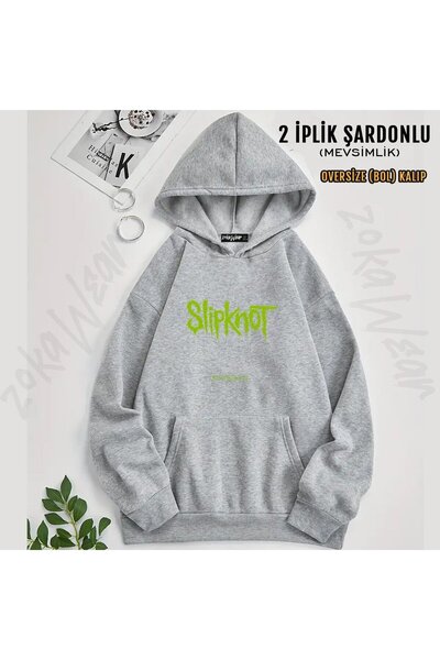ZOKAWEAR Slipknot v47 cu imprimeu cu glugă Swea tricou (2 fire)
