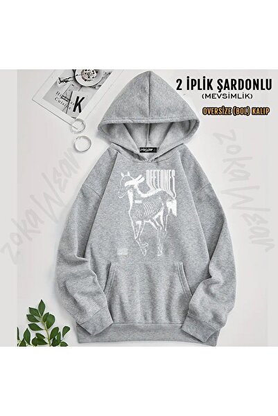 ZOKAWEAR Deftones v18 cu imprimeu cu glugă Swea tricou (2 fire)