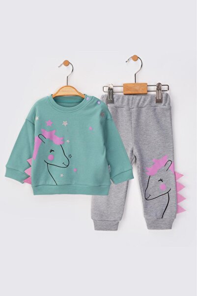 baby flamindo Printed Combed Cotton Seasonal Baby Set