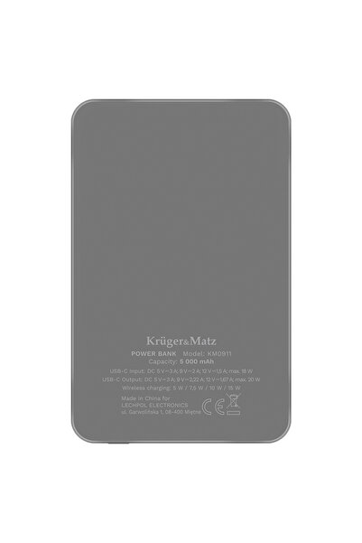Kruger&Matz POWER BANK 5000 MAH MAG SAFE