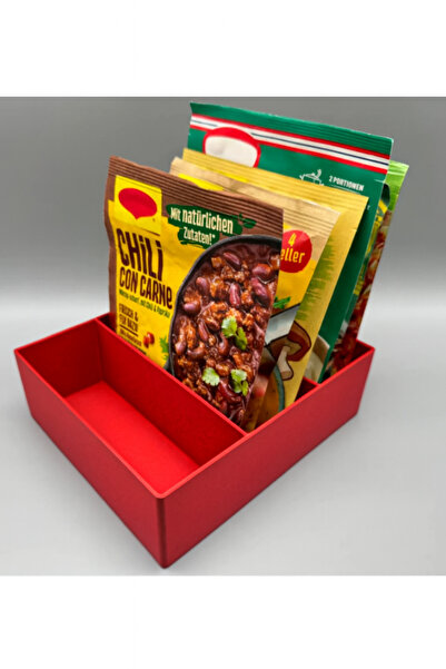 3DAKSESUAR 3-Compartment Organizer for Kitchen Soup Etc.