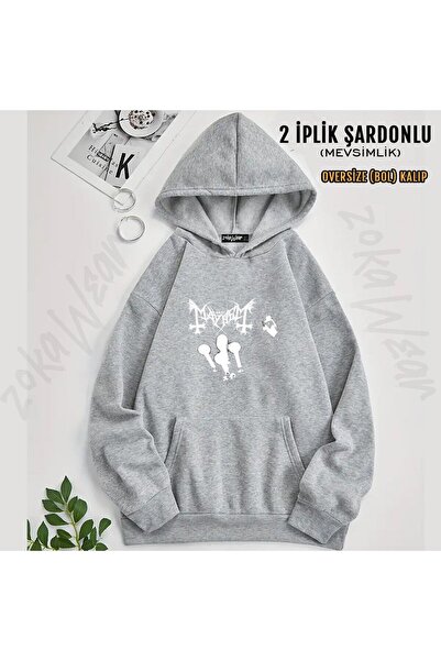 ZOKAWEAR Mayhem V11 Printed Hooded Sweatshirt (2 Thread)