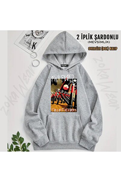 ZOKAWEAR Pink Floyd v4 Štampano Sa kapuljačom Dukserica (2 niti)