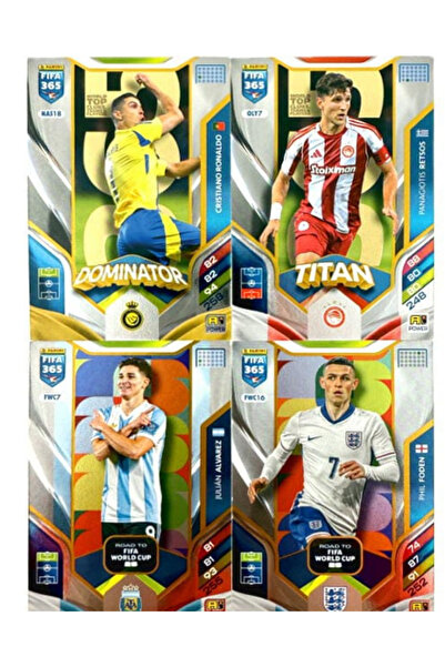 Next Plus Licensed Panini Fifa 365 Adrenalyn XL 2026 Football Player Cards Trading Premium Gold Pack 1 Pack