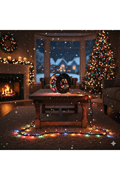 OBSIDION LED string light 50 m, 250 large diamond LEDs, IP44, 8 light modes