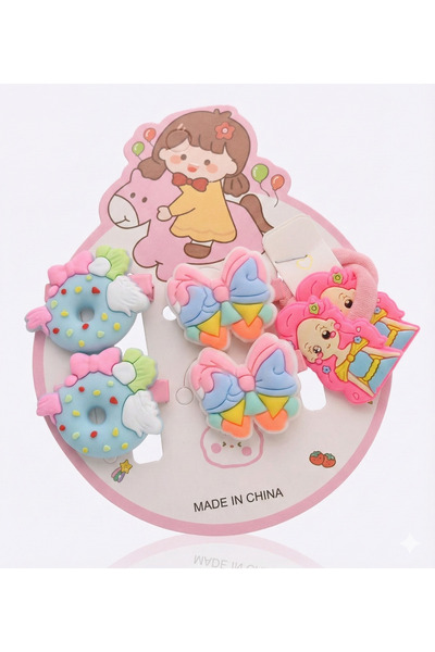 Srctech Set de catarame albastre pentru fetiță și bebeluș