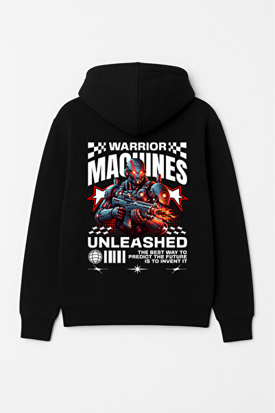 CALKARCOLLECTION Warrior Machines Unleashed Unisex Hooded Sweatshirt (Hoodie)