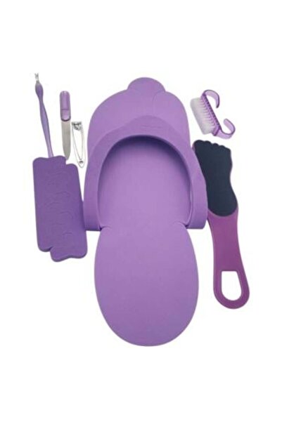 Salon System مجموعة أدوات باديكير - 7 قطع