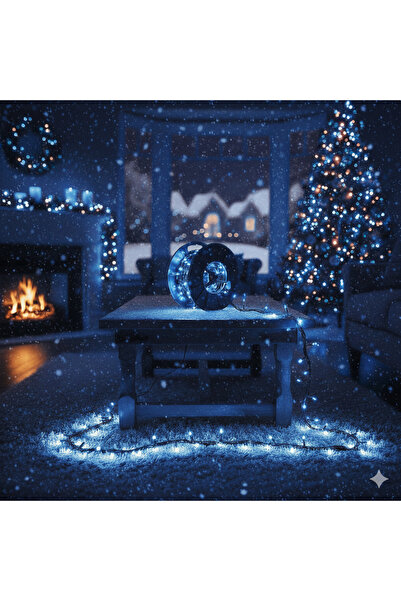 OBSIDION LED String Lights 100m, 500 Diamond-type LEDs, IP44, 8 Lighting Modes, Blue