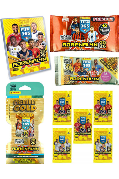 Next Plus ألبوم بانيني فيفا 365 2026 أدينالين إكس إل الأصلي + بريميوم + مومين...