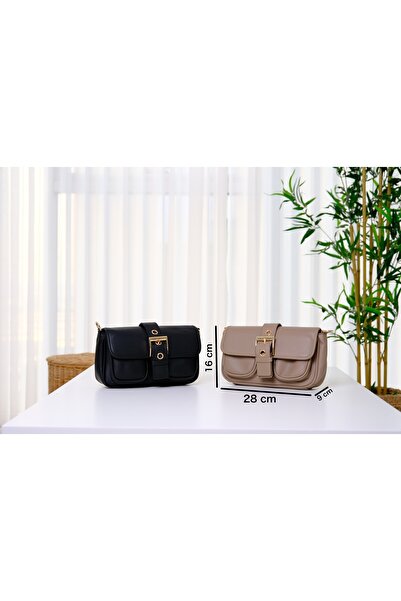 Boleine Twopocket Bag Sunideri/Suede Women's Bag Bl1495