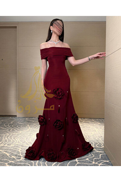 MEZON FASHION Barbie evening dress decorated with 3D roses