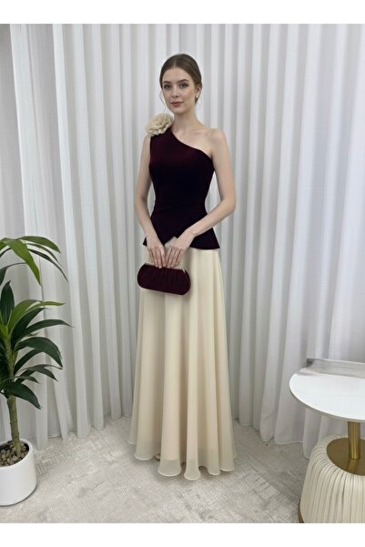 Joji mauve velvet dress