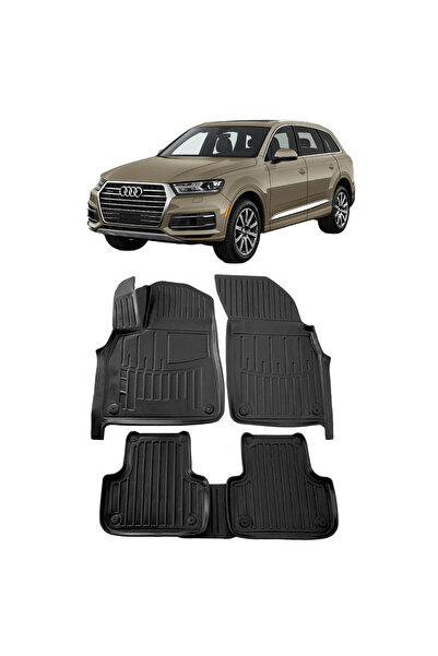 Umbrella Compatibil pentru Audi Q7 (4M) (2015-2025) Set covorase auto cauciuc...