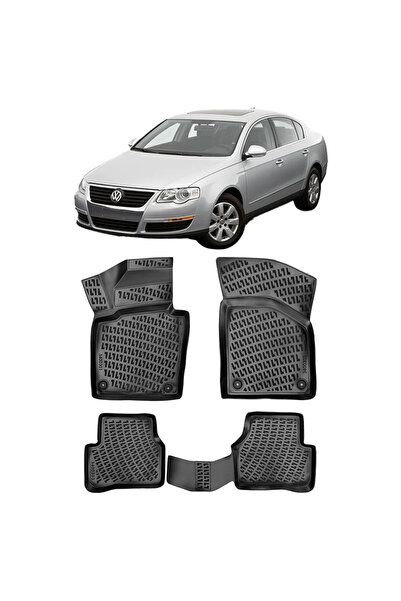 Umbrella Volkswagen Passat B7 2010-2015 Set 4 covorase auto din cauciuc tip t...