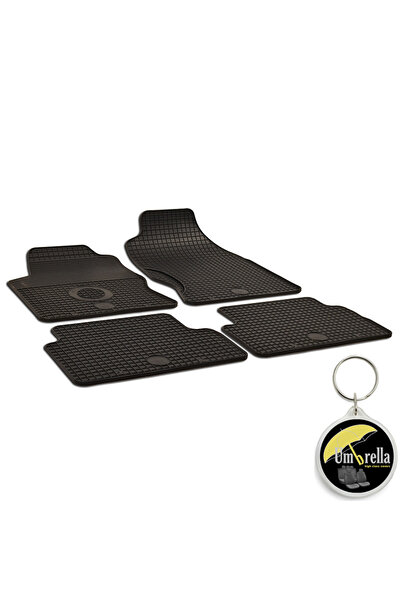 Umbrella Compatible with Ford Focus (2001-2006) Set of 4 Urban Line rubber car mats