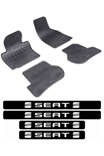Rigum Covorase Seat Leon II 1P, Hatchback, din 07.2005 - 2012 si set 4 sticke...