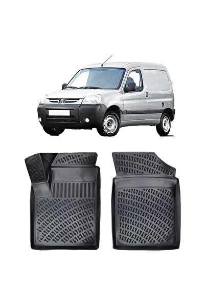 Umbrella Peugeot Partner 1996-2013 Set 2 covorase auto din cauciuc tip tavita...