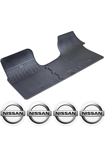 Rigum Set covorase Nissan Primastar Van 2002 - 2016 si 4 stickere rotunde Nissan