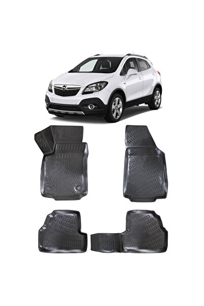 Umbrella Opel Mokka I 2012-2019 Set 4 covorase auto din cauciuc tip tavita pr...