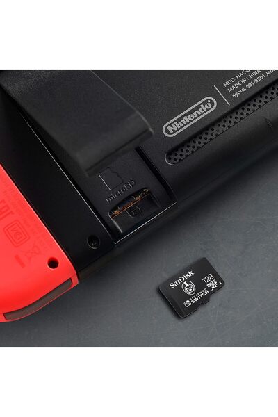 SanDisk microSDXC 128GB for Nintendo Switch - Fortnite Edition (SDSQXAO-128G-GN6ZG) - Black