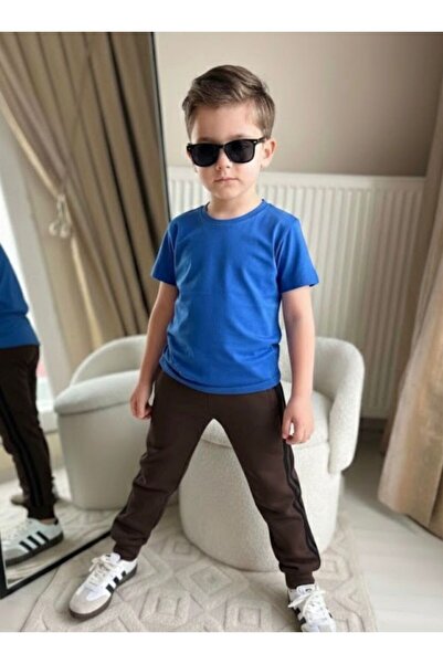 KOKOŞ BEBEK Unisex 3 Thread Ş Fleece-Lined Sweatpants - Age 3/10 - 31575