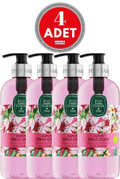 Eyüp Sabri Tuncer Japanese Cherry Blossom Natural Olive Oil Liquid Soap 500 m...