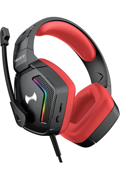 genernic Hezire GHS-250 Wired Gaming Headset, Red