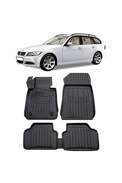 Umbrella Compatibil cu Bmw 3 (E91) (2004-2013) Set covorase auto cauciuc G.Mo...