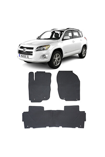 Umbrella Compatibil cu Toyota Rav 4 (2006-2012) Set 3 covorase auto cauciuc E...