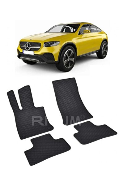 Rigum Set covorase Mercedes GLC C253 Coupe 09.2016 - prezent si 4 stickere ro...