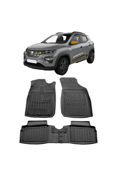 Umbrella Dacia Spring (2021 - prezent) Set covorase auto cauciuc G.Modern Lin...