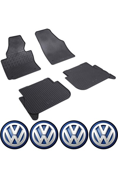 Rigum Set covorase Volkswagen Touran Van 2004 - 10.2020 si 4 stickere rotunde...