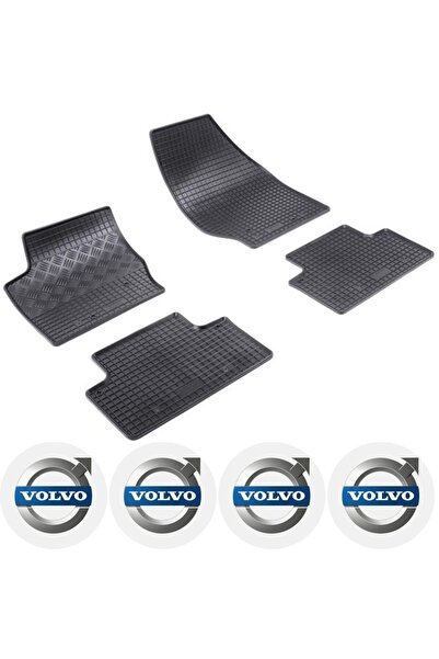 Rigum Set covorase Volvo XC90 SUV 2002 - 04.2015 si 4 stickere rotunde Volvo