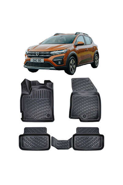 Umbrella Dacia Sandero Stepway Prestige 2020-2025 Set 4 covorase auto din cau...
