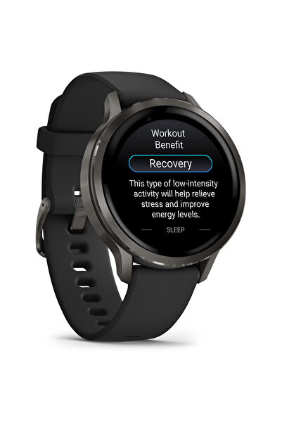 Garmin Venu 4, 41mm, AMOLED, GPS, Wi‑Fi, silicon, Slate/Black
