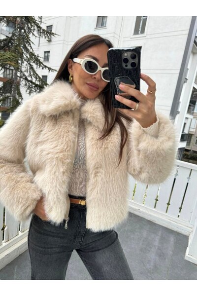 Foola Moda Fermuarlı Lolita Kürk