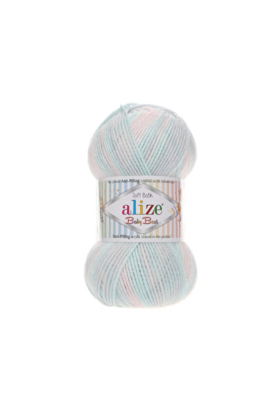 Alize Baby Best Batik, Knitting Yarn 5-Pack 10% Bamboo - 90% Acrylic (Anti-Pilling Acrylic), Şevval Tuhafiye