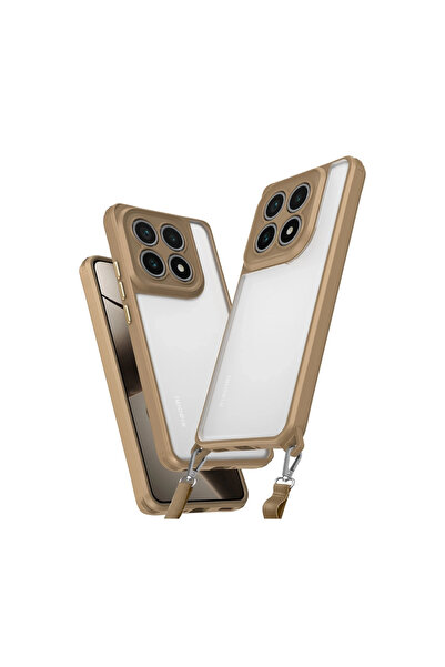 eco port حافظة متوافقة مع هاتف Xiaomi Mi 14t حافظة من السيليكون من Penta - تيتانيوم صحراوي