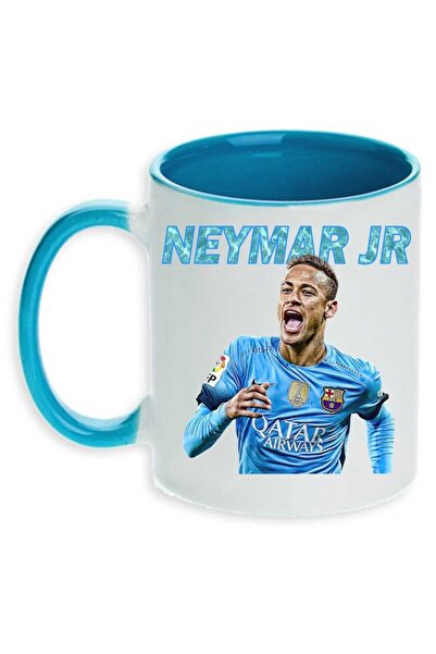 CRD PRINT Personalized mug with print "Neymar jr. - 2", light blue, ceramic, 330 ml,