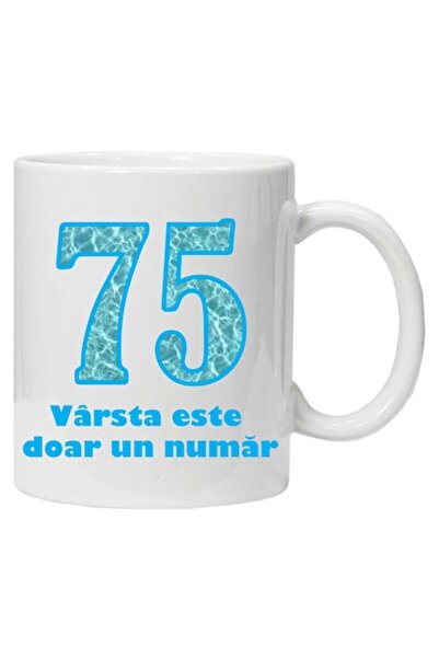 CRD PRINT Cană personalizată cu imprimeu „vârsta este doar un număr - variant...