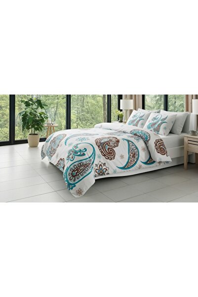 AL-SARIHI GROUPS TAÇ Turkish Double Duvet Set, 4 Pieces