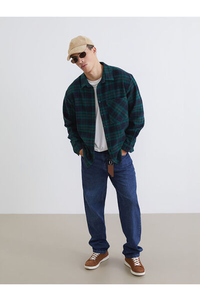 LC Waikiki Ανδρικό τζιν παντελόνι Indigo Baggy Fit