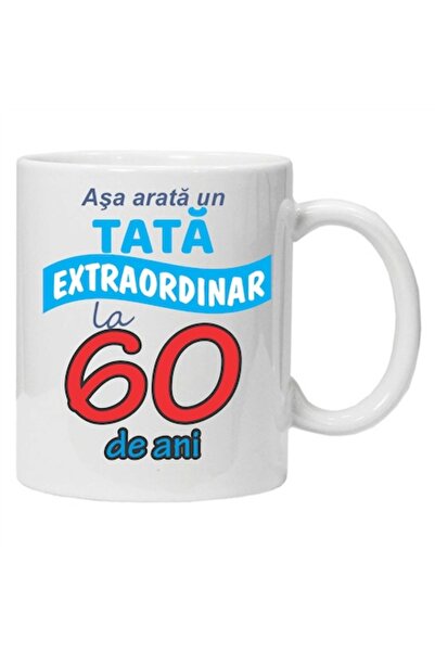 CRD PRINT Personalized mug 'This is what an extraordinary dad looks like - 60 years' - 330 ml