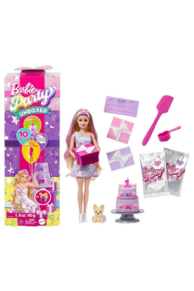 Barbie Parti Paketi Minik Dostumun Doğum Günü Serisi JFG70