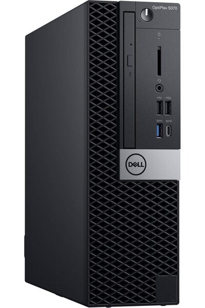 Dell OptiPlex 5070 SFF i7-9th Gen: 8GB RAM, 256GB SSD, Windows 10 Pro - Refurbished Desktop PC
