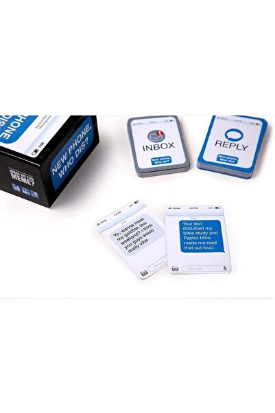 GENERAL WHAT DO YOU MEME? New Phone Who Dis? Card Game for Families and Teenagers Ages 17+