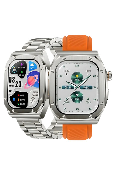 KleVero Z79Max Orange Smartwatch, 2.1" Display, IP68, 121 Sport Modes